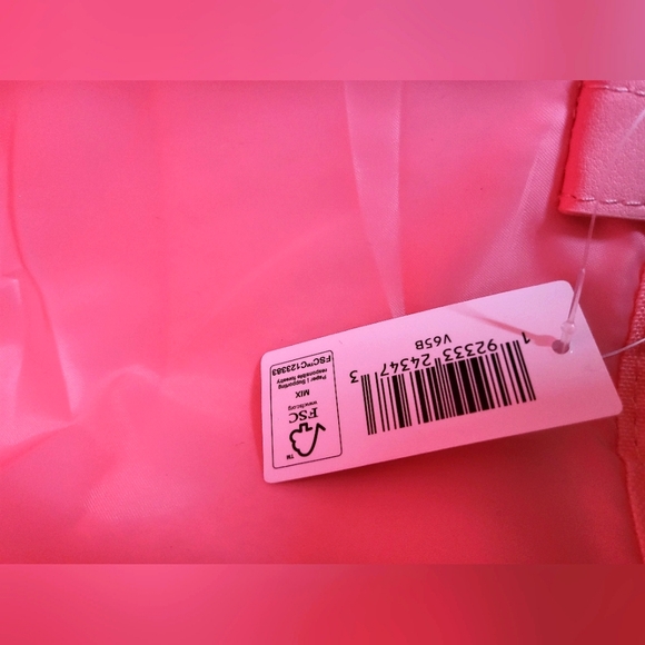 Clinique Drawbertson Light Pink Floral Tote Bag - Picture 6 of 7